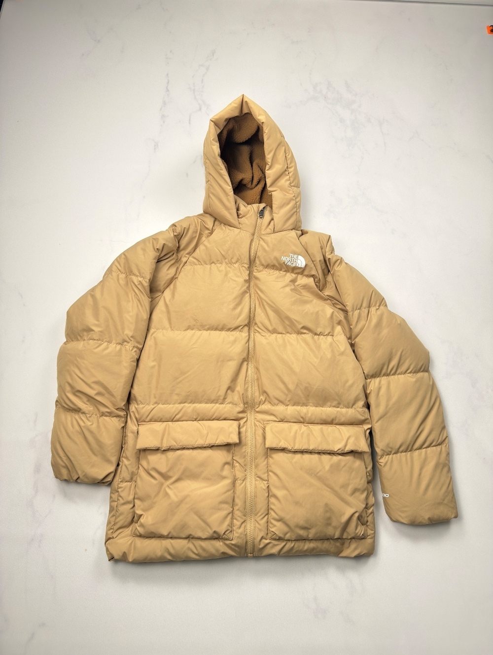 The North Face Puffer Jacket 600 Fill Insulation Hooded - Teen XXL